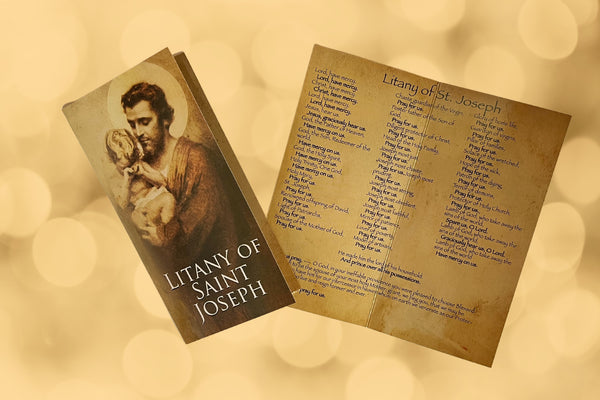 3 Pack Litany of Saint Joseph