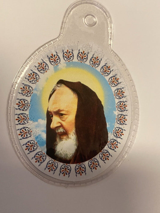 Padre Pio 3rd Class Relic, Plastic Encase,  New From Italy - Bob and Penny Lord