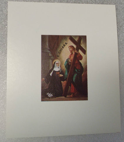 Saint Clare of Montefalco Image/Print, New from Italy