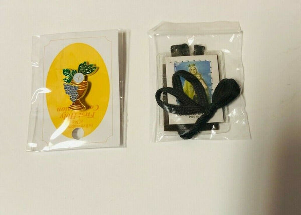 Girl's/Boy's First Holy Communion Wallet, Gift Set - 5 pc Set, New #3