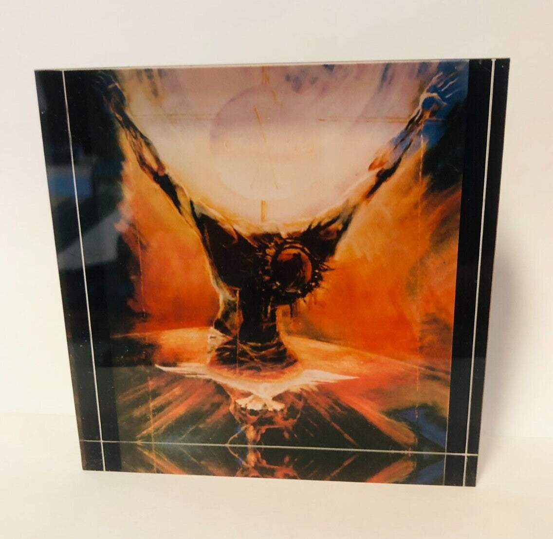 Jesus Crucified Acrylic Image Block, New