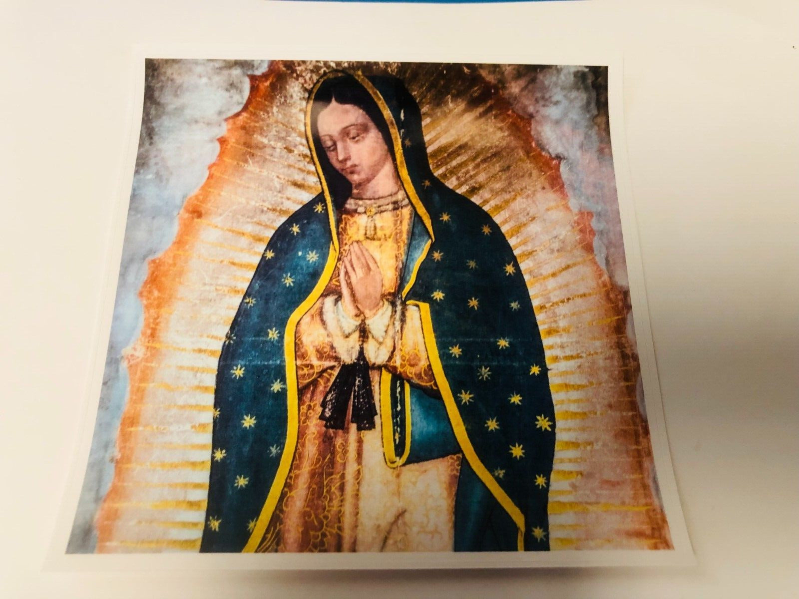 Our Lady of Guadalupe 5.75" x 5.75" Custom Glossy Decal Sticker, New