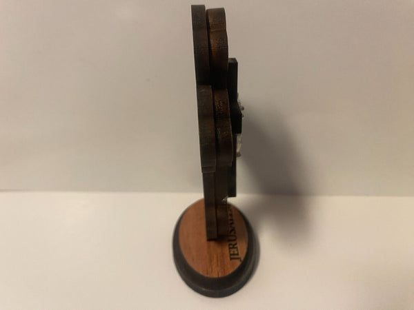 Cross of Olive Wood & Mother of Pearl 3.75" New from  Bethlehem