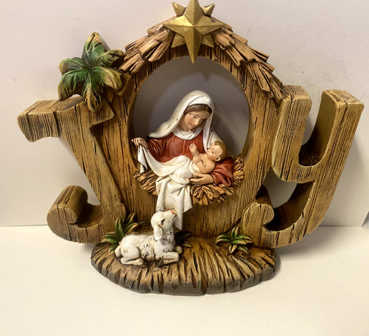Christmas Joy Nativity Figurine, New - Bob and Penny Lord