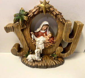 Christmas Joy Nativity Figurine, New