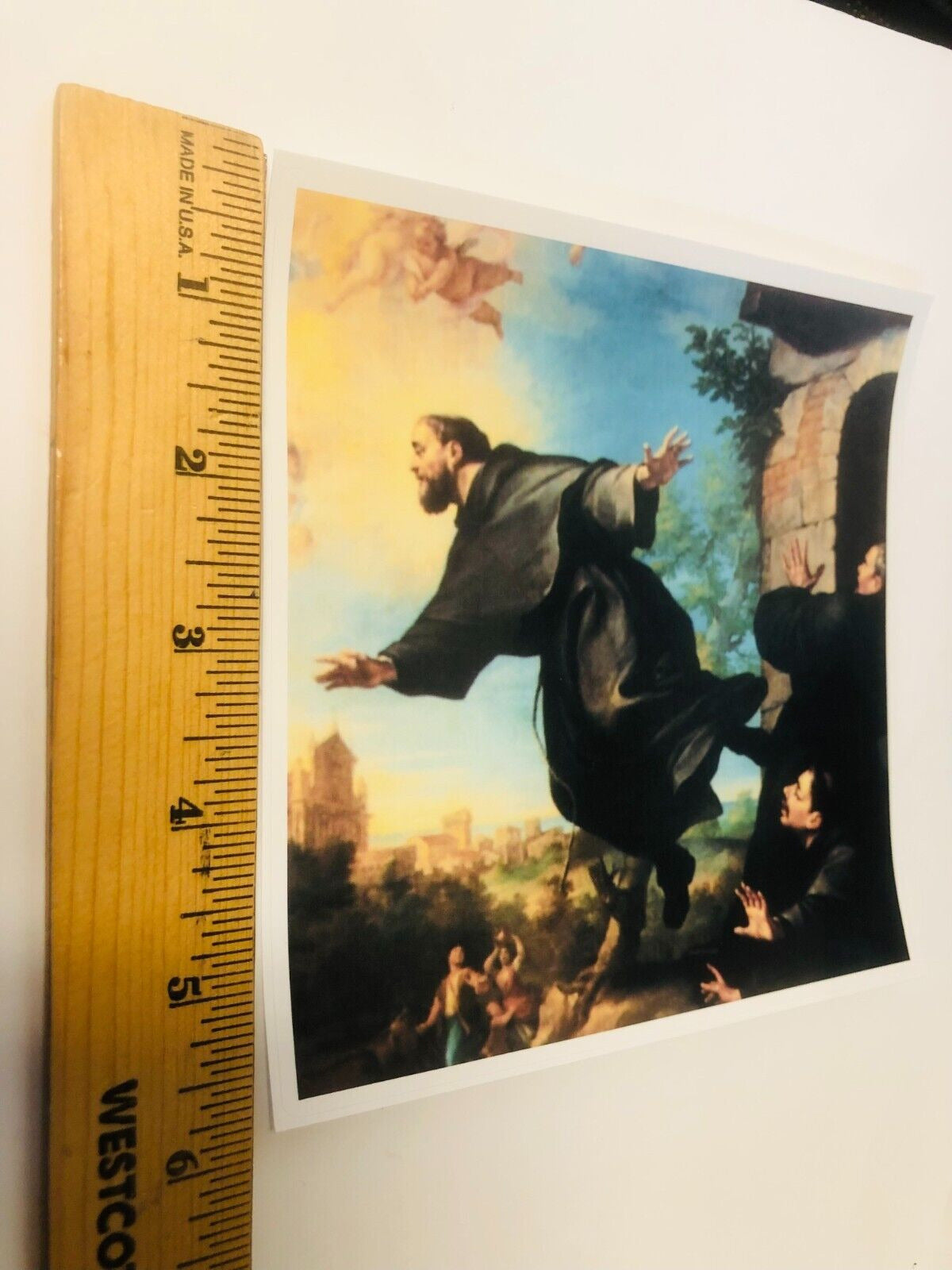 Saint Joseph of Cupertino Custom 5.75" x 5.75 Glossy Decal Sticker, New