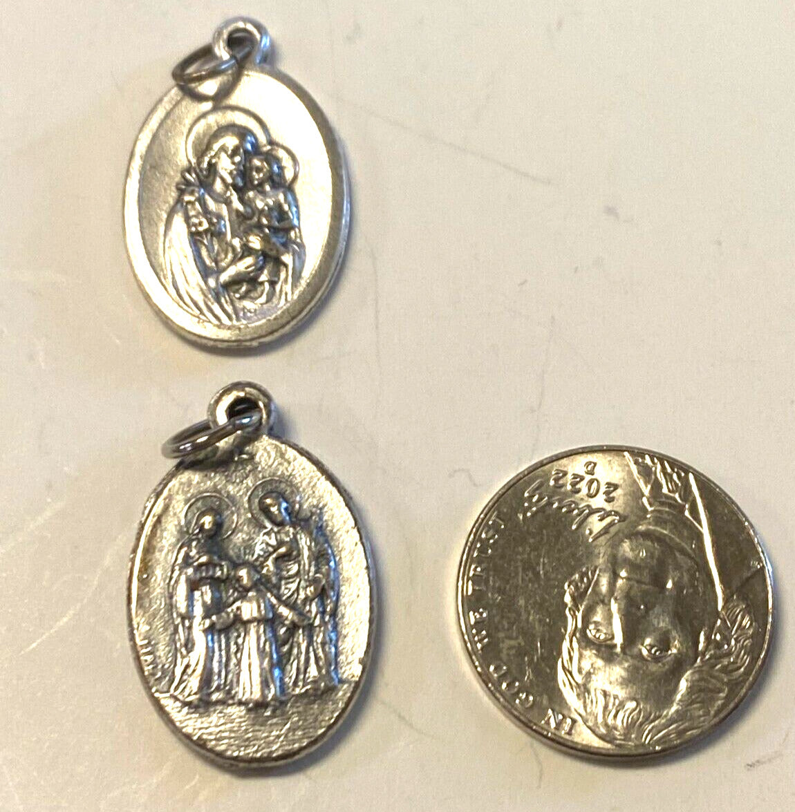 Saint Joseph/ Holy Family Medal, New from Italy - Bob and Penny Lord