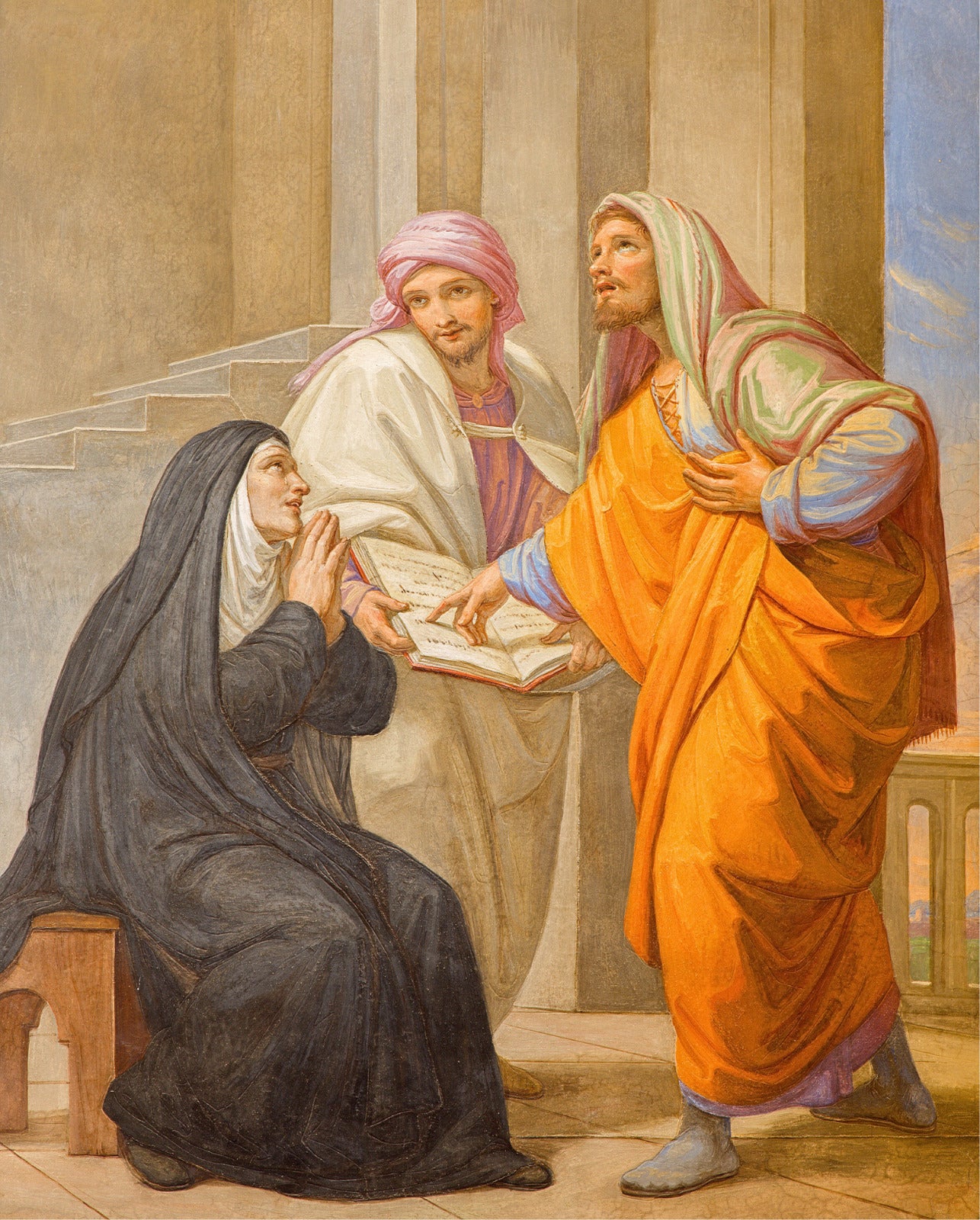 Saints Augustine and Monica 8 by 10 Print New