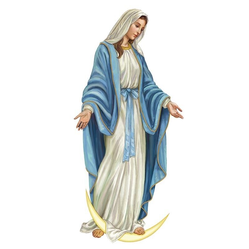 Our Lady of Grace 3' Wall Plaque, New