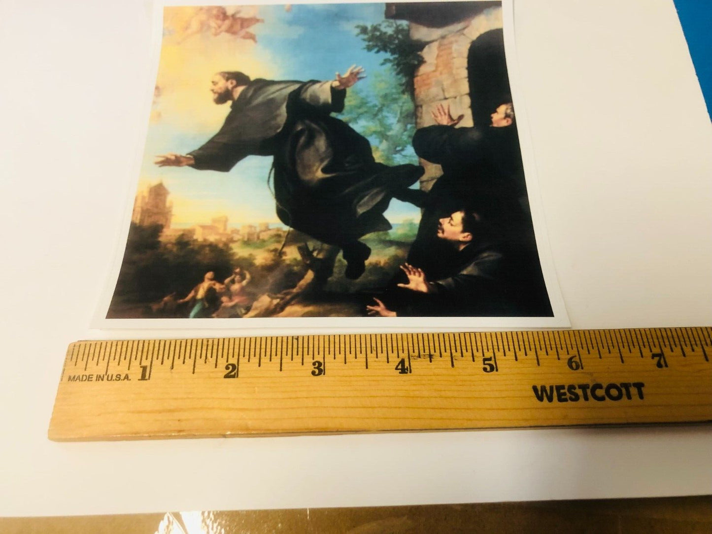 Saint Joseph of Cupertino Custom 5.75" x 5.75 Glossy Decal Sticker, New