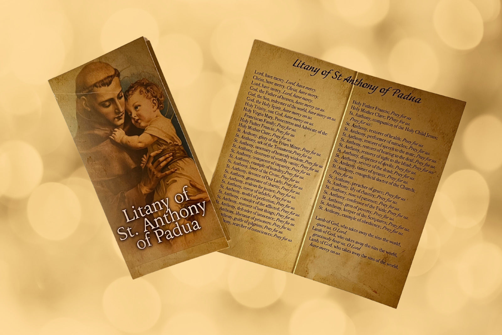3 Pack Litany of Saint Anthony of Padua - Bob and Penny Lord