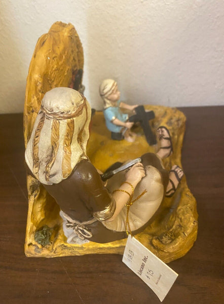 Saint Joseph the Worker with Child Jesus  New from Colombia