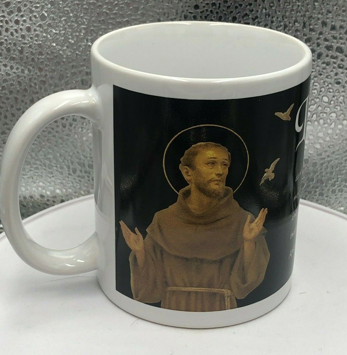 Saint Francis of Assisi Prayer Cup, New - Bob and Penny Lord