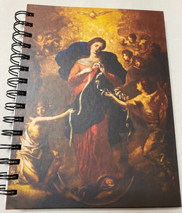 Our Lady Undoer (Untier) of Knots Hard Cover Journal/Notebook, New