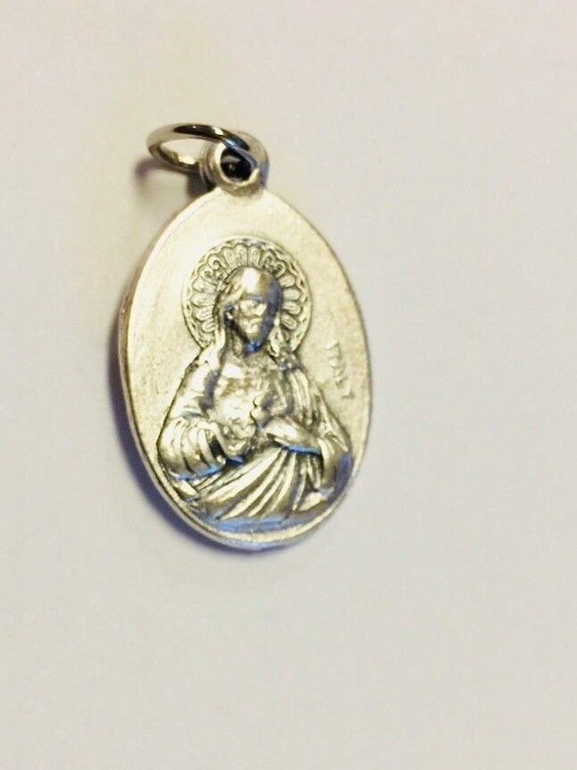Infant of Prague/Sacred Heart of Jesus Medal, New from Italy - Bob and Penny Lord