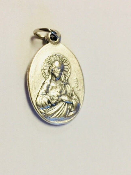 Infant of Prague/Sacred Heart of Jesus Medal, New from Italy