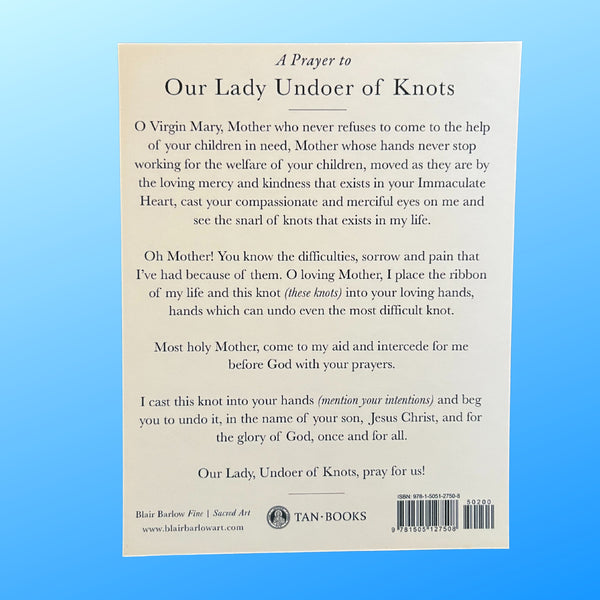 Our Lady Undoer of Knots Prayer Card