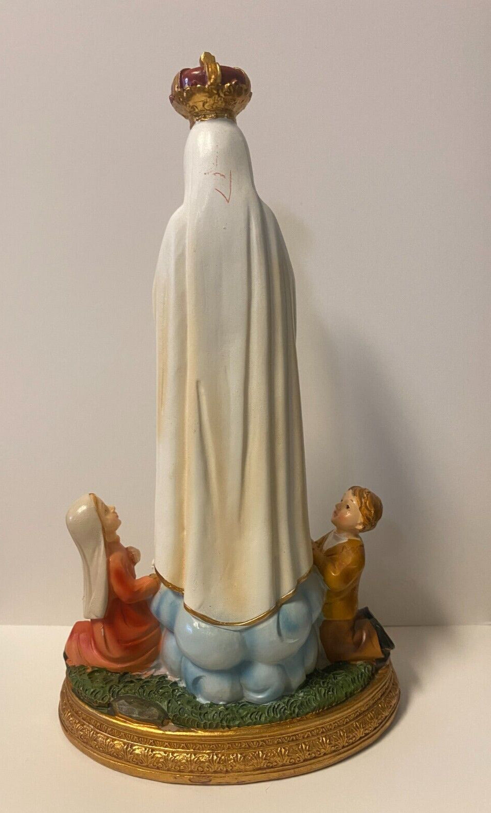 Our Lady of Fatima with Children 8" Statue, New