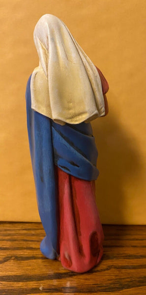 Mother's Kiss/ Blessed Mother & Child Jesus Statue  7 1/4"H  Statue, New