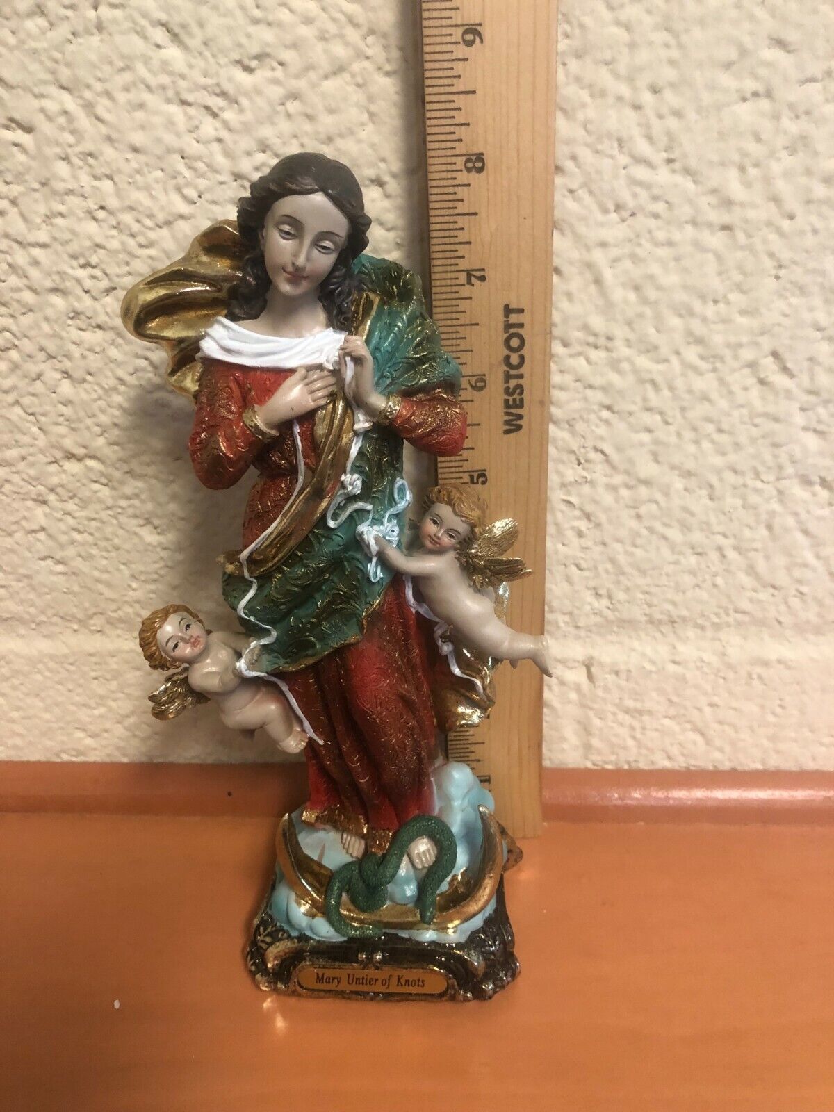 Our Lady Undoer (Untier) of Knots 8" Statue, New #2