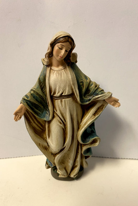 Our Lady of Grace Small 4"  Statue, New - Bob and Penny Lord