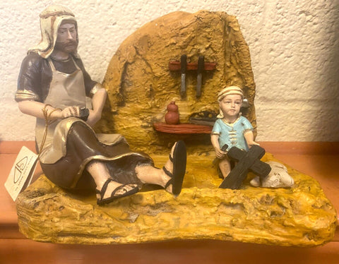 Saint Joseph the Worker with Child Jesus  New from Colombia