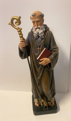 Saint Benedict  8" Statue  New