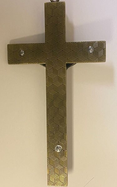 Saint Benedict Black & Bronze Dual Coin Cross,  New