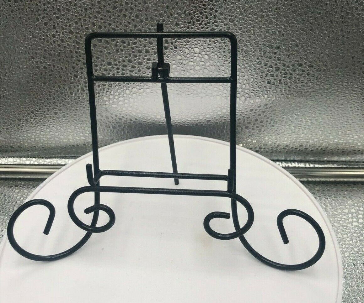 Holy Family Arched Tile Plaque with metal stand, New