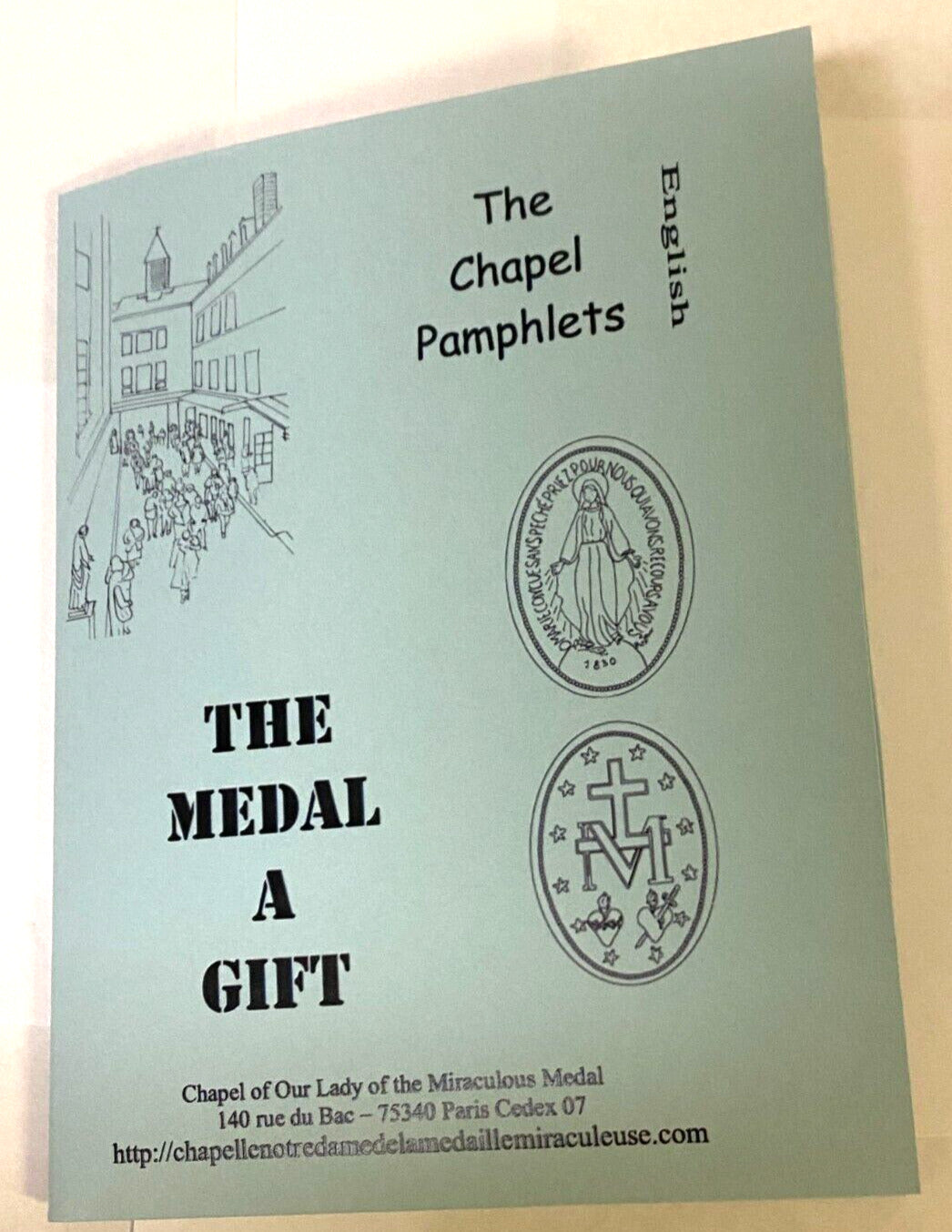 Our Lady of the Miraculous Medal Folder, the Medal a Gift with Medal,  New