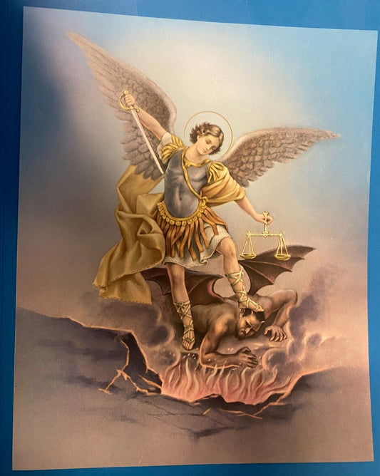 Saint Michael The Archangel 8x10 Print, New - Bob and Penny Lord