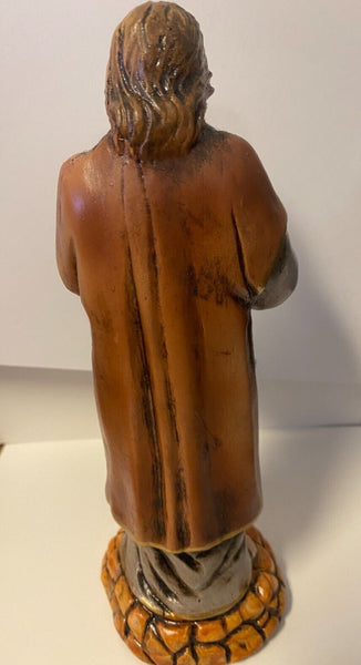 Saint Joseph with Child "A Father's Kiss", 7.25" Statue, New from Colombia