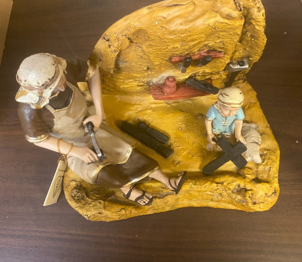 Saint Joseph the Worker with Child Jesus  New from Colombia