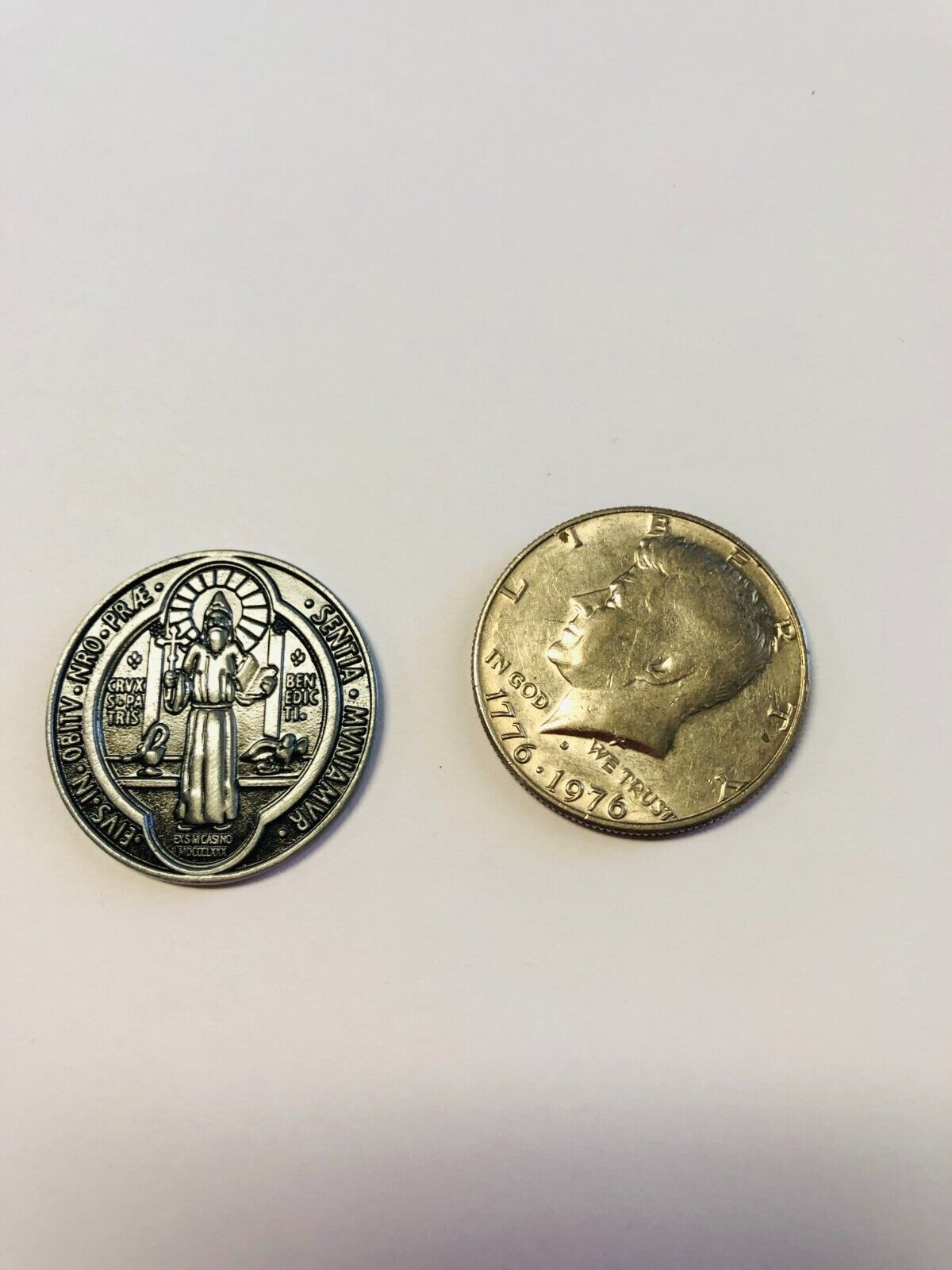 Saint Benedict  Medal Coin,  New - Bob and Penny Lord
