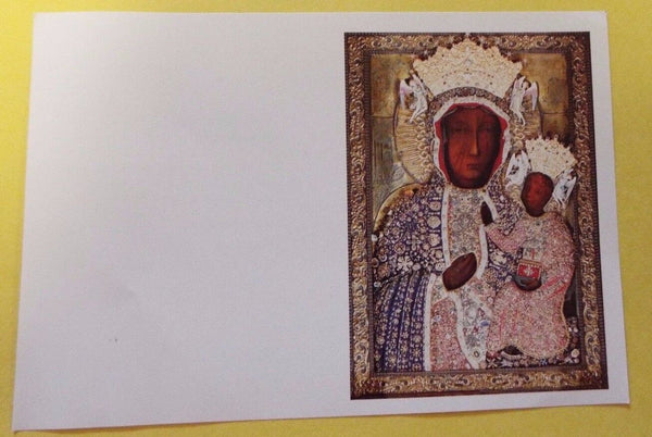 Our Lady of Czestochowa (Folder Style) Prayer Card, New