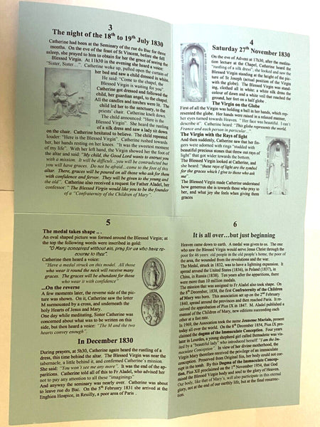 Our Lady of the Miraculous Medal Folder, the Medal a Gift with Medal,  New