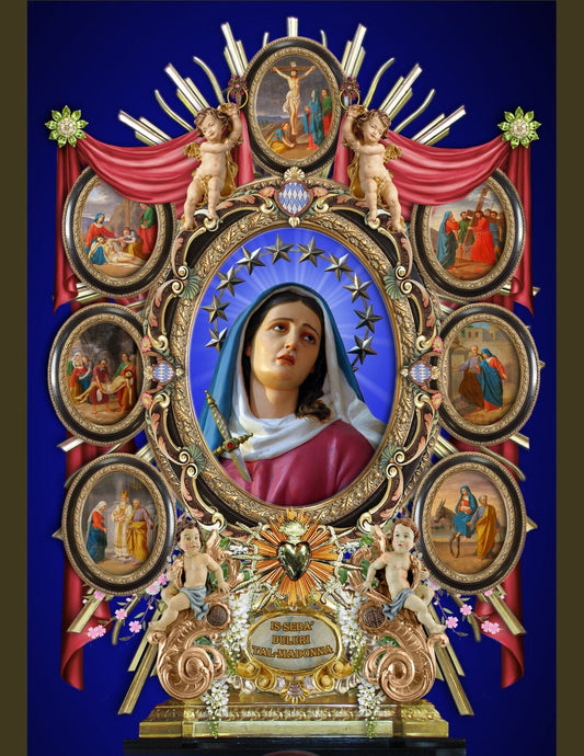 Seven Sorrows of Mary 8 by 10 Print - Bob and Penny Lord