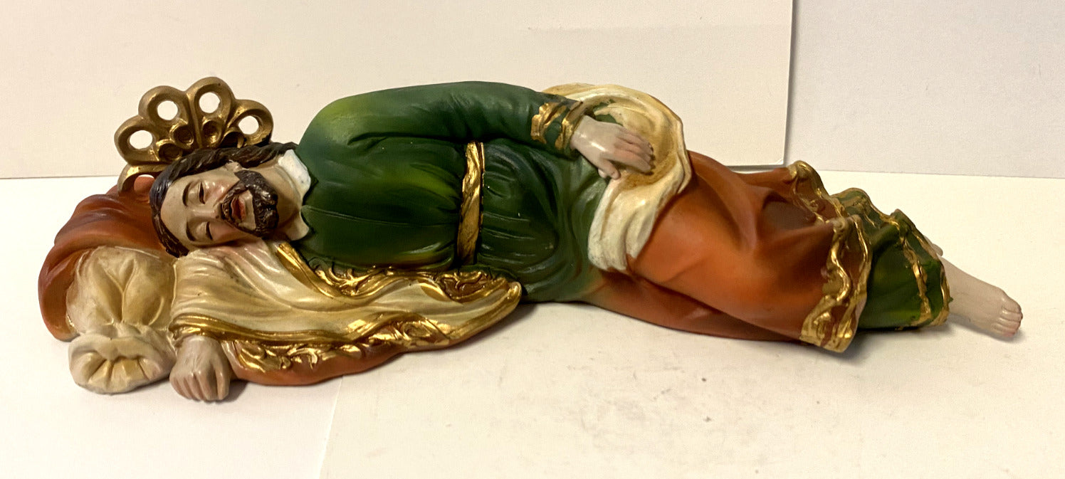 Sleeping Saint Joseph Statue, 8"L, New