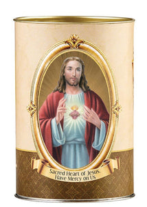 Sacred Heart of Jesus 3.50" Devotional Candle, New