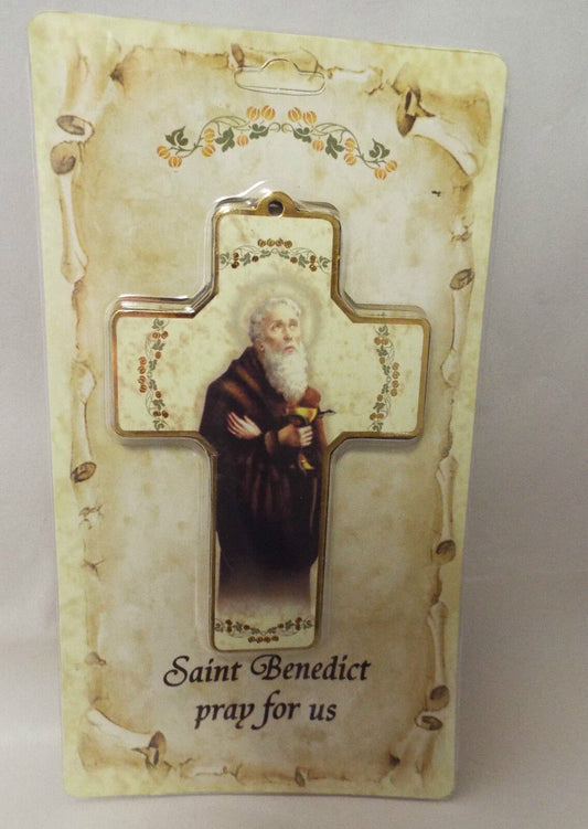 Saint Benedict Wall Cross, New - Bob and Penny Lord