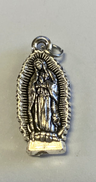 Our Lady of Guadalupe  1" Devotional Charm, New
