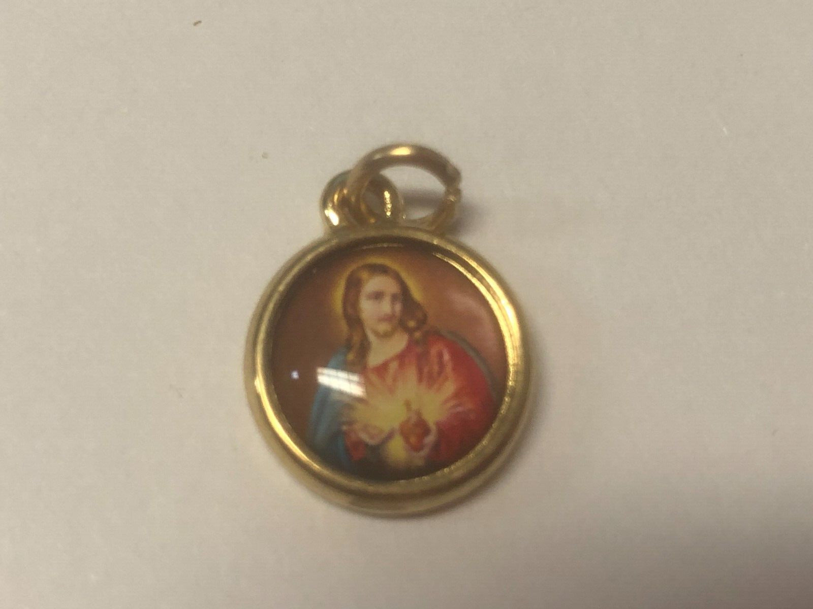 Saint Clare of Montefalco/Sacred Heart of Jesus, Small 2-sided Medal, New - Bob and Penny Lord