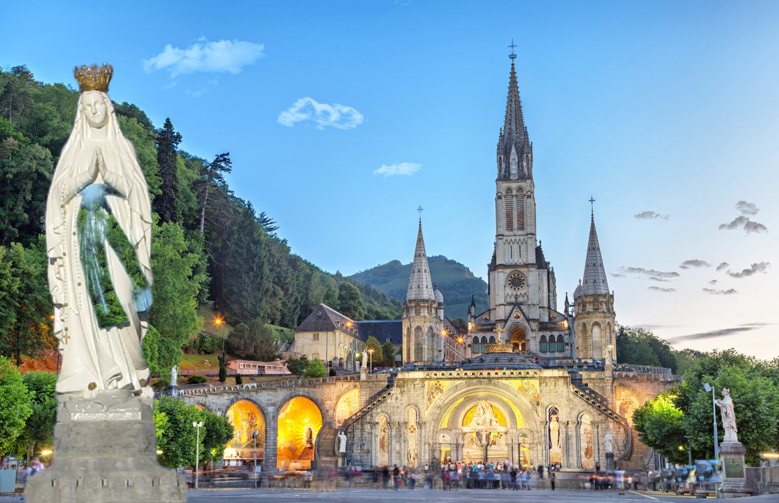 Our Lady of Lourdes 11 by 17 Print