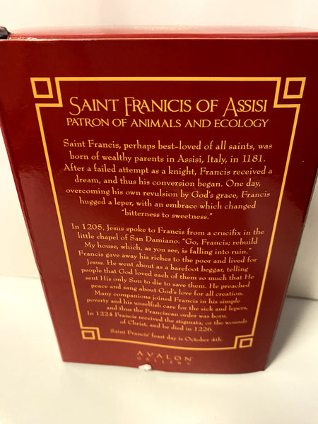 Saint Francis of Assisi 4 " Small Statue, New
