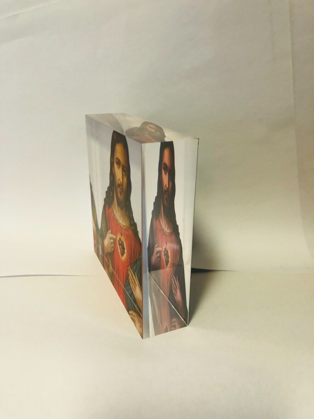 Sacred Heart of Jesus Acrylic Image Block, New - Bob and Penny Lord