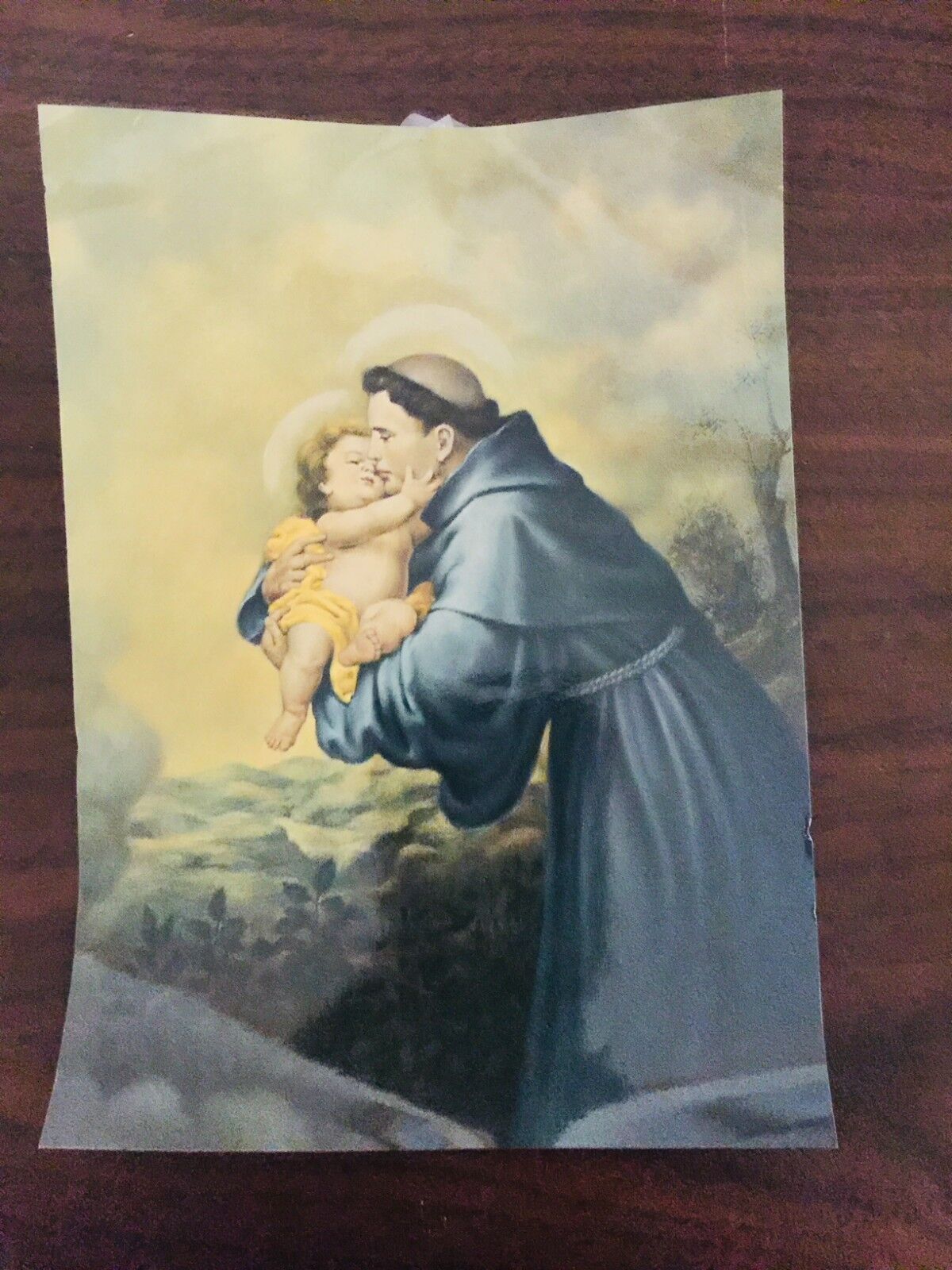 Saint Anthony of Padua Image 7" X 5", New From Italy