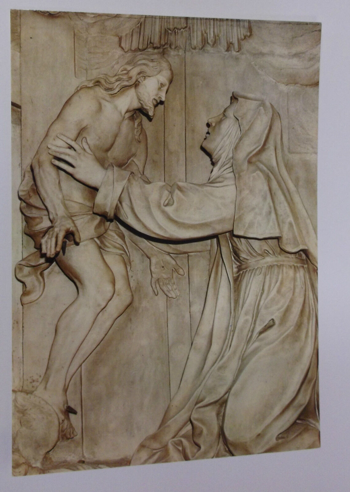 Saint Catherine de 'Ricci Print, From Italy, 6" X 4"