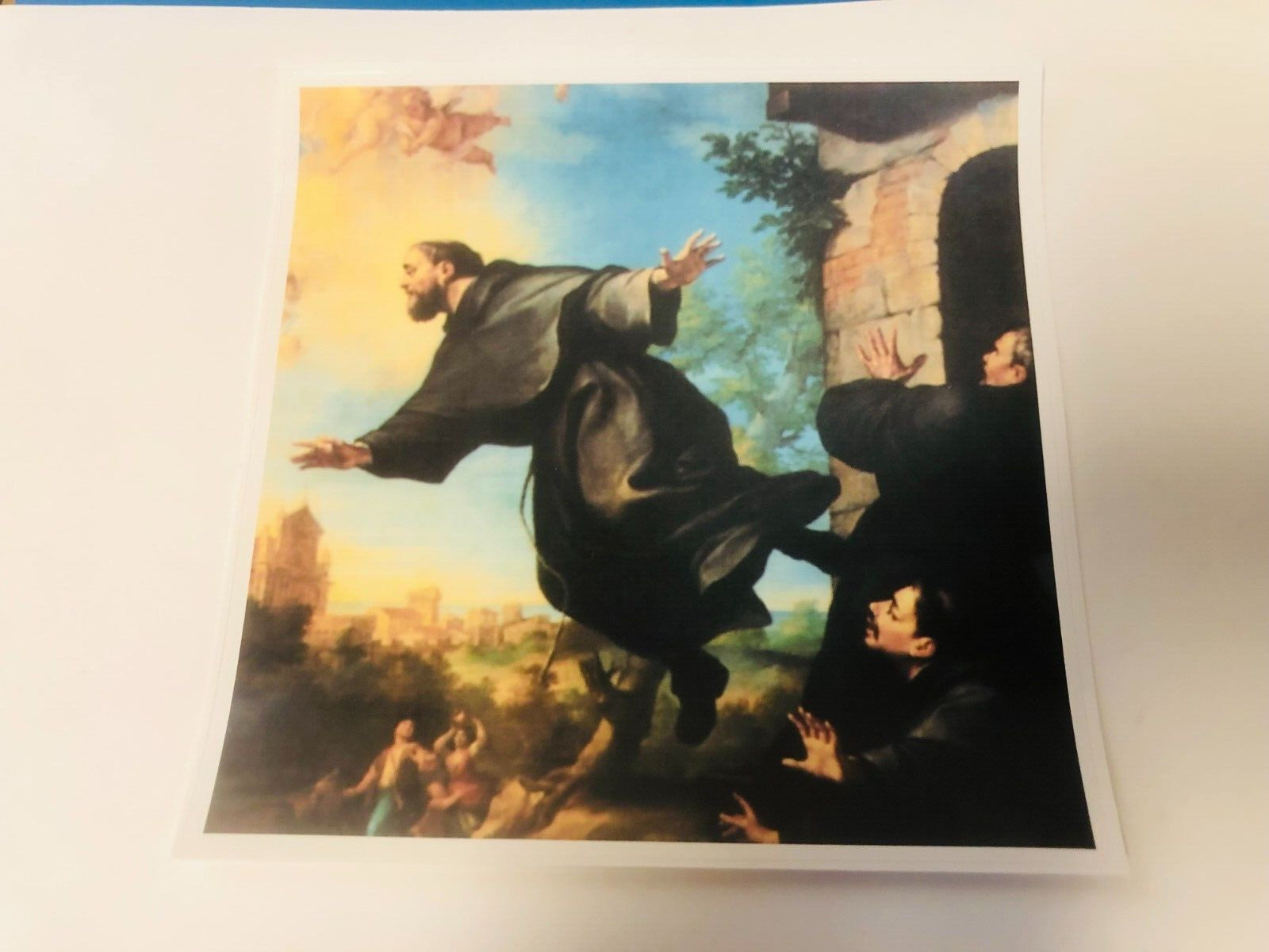 Saint Joseph of Cupertino Custom 5.75" x 5.75 Glossy Decal Sticker, New