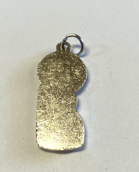 Blessed Mother with Child  1" Devotional Charm, New