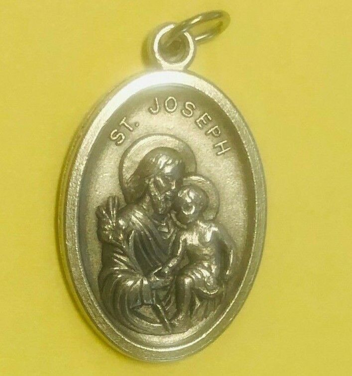 Saint Joseph with Child Jesus Medal, New from Italy - Bob and Penny Lord